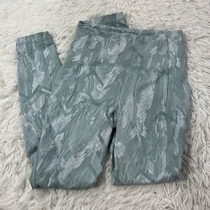 Lululemon Swift Speed High-Rise Tight 25" Reverberate Chevron Jacquard Silver Bl